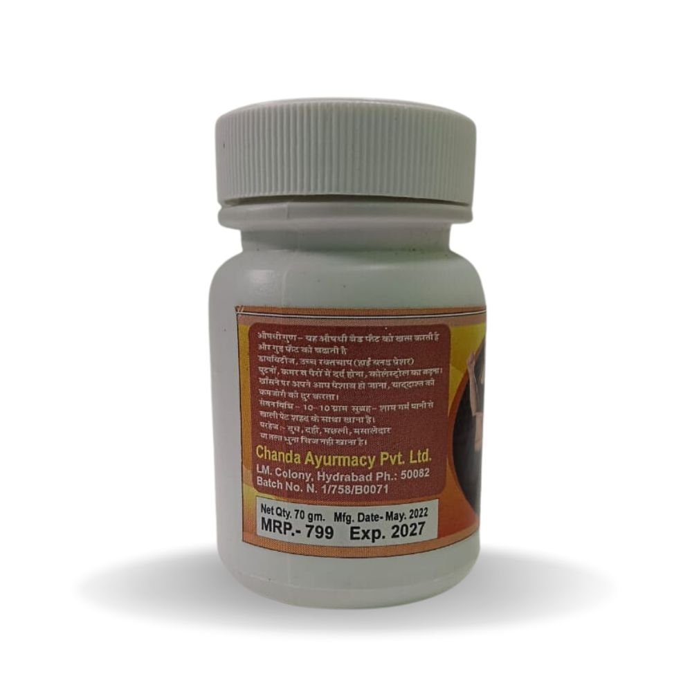 Sugar free tablet back